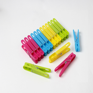 Clavijas de plástico multicolor para ropa <span class=keywords><strong>Laudary</strong></span>, alfileres colgantes de tela para línea de ropa, Clips para bolsas para colgar bolsas - Product Image 1