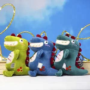 High Quality Cute Dinosaur Keychain Dinosaur Plush Toy Stuffed Animal Factory Direct Sale