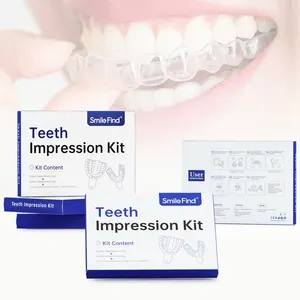 Силиконовые лотки, ортодонтический стоматологический производитель, материал для зубных протезов, оптовая продажа, набор для формовки зубов с логотипом на заказ, набор для оттиска зубов