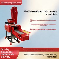 Nouvelle Machine Électrique Multifonctionnelle pour Hacher, Pétrir et Broyer le Métal, Broyeur-Coupeur de Tiges de Maïs pour Fabricants