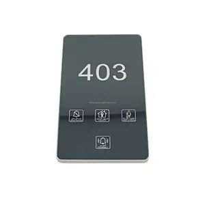 Customized Arabic Language Hotel Doorplate Doorbell System For Arabic Market Middle East Countries