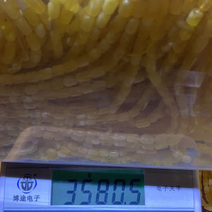 Perline lunghe con motivo diavolo bianco baltico naturale di alta qualità <span class=keywords><strong>5mm</strong></span> pietre preziose sciolte ambrate perfette per i musulmani - Product Image 6