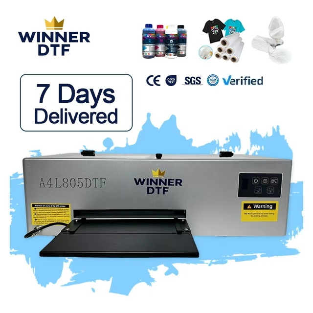 New Full-Automatic Epson Head A4 DTF Printer L805 Machine for T-Shirt Printing with 3-Year Warranty-Small Business Use