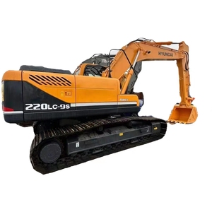 Excavadora usada original Hyundai 220lc-9s de 22 toneladas con motor Cummins, caja de cambios y motor - Product Image 4