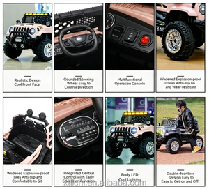 Nouveau véhicule tout-terrain élégant pour enfants, une <span class=keywords><strong>voiture</strong></span> jouet dynamique dotée d'une télécommande pour une conduite sécurisée, de superbes lumières et du Bluetooth - Product Image 6