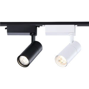 Projecteurs sur rail LED COB haute luminosité 6000K lumière du jour CRI 90, garantie 3 ans pour usage domestique et commercial (magasins de vêtements/plafonds) - Product Image 1