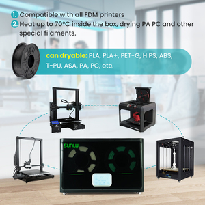 Secador de Filamento para Impresora 3D Sunlu Original, Caja Secadora de Alta Calidad para Varillas de Plástico, Modelo S4 - Product Image 3