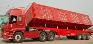 Remolque de Camión Semidumper de 3 Ejes de Acero de Alta Resistencia con Suspensión Mecánica para Trabajo Pesado con Capacidad Superior a 30 Toneladas - Product Image 4