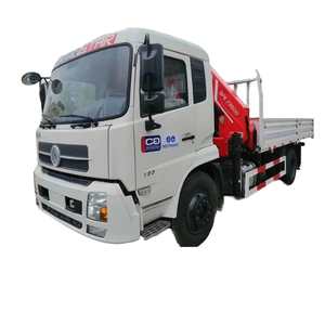 Dongfeng 4X2 12 <strong>Hydraulic</strong> Leg Straight Knuckle Arm <strong>Mobile</strong> 10tons Light Articulated Boom Loader Lorry <strong>Lifter</strong> Truck Mounted Crane - Product Image 1