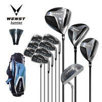 Ensemble complet de clubs de golf forgés pour droitiers avec logo personnalisé OEM, poignée en caoutchouc, sac de golf et accessoires pour hommes