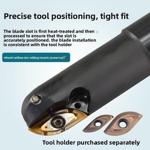 Inserti Sferici CNC in Acciaio al Tungsteno Rivestito ZPFG 3200 P3204 <span class=keywords><strong>BNM</strong></span> ZCEW125CE per Fresatura Sferica di Sgrossatura/Finitura - Product Image 4