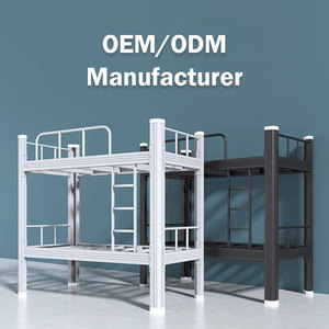 Litera de metal Cama con estructura de metal Litera de metal con cajones - Product Image 2