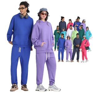 Sudadera con Capucha Extra Grande Personalizada, Unisex, Mezcla de Algodón, Felpa Francesa, Color Sólido Informal, Sudadera con Capucha y Logotipo Bordado - Product Image 3