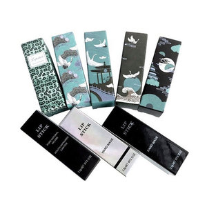 Private Label Small Cosmetic Lip Gloss Lipstick Lipgloss Paper Packaging Boxes Custom Logo Luxury Beauty Packaging Coated Paper