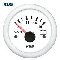 KUS SEA-V Seri 52mm Voltmeter Gauge Alat Ukur Otomotif 12V/24V untuk Kapal Universal