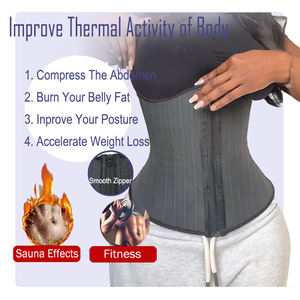 Corset BBL Désossé Acier Vente en Gros Entraîneur de Taille en <span class=keywords><strong>Latex</strong></span> Amincissant le Corps Shaper Ceinture de Sablier Colombienne Cinturilla Reductora - Product Image 3