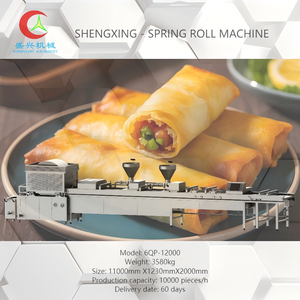 Rollo de resorte redondo automático que forma el rodillo Lumpia que hace la máquina de laminación Lumpia - Product Image 4