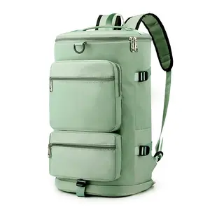 Büyük kapasiteli 2023 kadın çok fonksiyonlu dizüstü bilgisayar seyahat sırt çantası çanta su geçirmez erkekler için yün Tote çanta sırt çantası