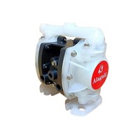 Pompe à double diaphragme pneumatique Alaguli Ala-6688-PX-DN8 en Santoprene, boîtier en polypropylène, personnalisable OEM