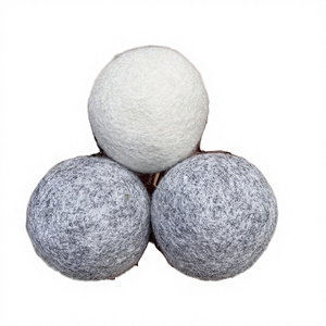 <span class=keywords><strong>Bolas</strong></span> de Fieltro Lisas de Alta Calidad al por Mayor Hechas con Material de Lana de Nueva Zelanda para Lavandería, Eliminación de Olores en Lavadoras, Deshumidificación - Product Image 4