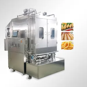TCA full automatic vacuum Mesh belt type Pressure filtering machines frying oil for continuous frying