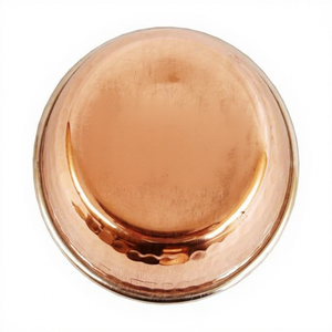 Tazón de Cobre Martillado Artesanal con Interior de Acero Inoxidable, Tazón Multiusos para Servir y Mezclar - Product Image 5