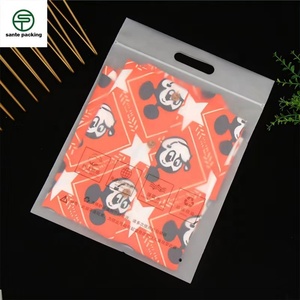 Custom Frosted PE Plastic Pouch for Phone Clothing Underwear Socks T-shirt Ice Sleeve Gravure Printing Recyclable Shoes - Product Image 2
