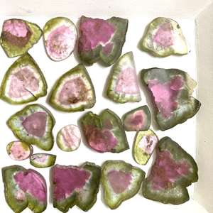 Rodaja de Turmalina Sandía, Gema Natural de Gran Tamaño, Rodaja de Turmalina Sandía Suelta - Product Image 5