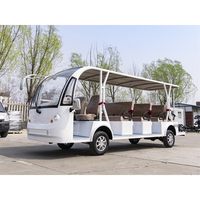 Autobús Turístico Eléctrico, Vehículo de Más de 8 Plazas, Carro de Turismo con Techo Abierto y Batería para Zoológico, Villa, Atracción Turística