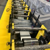 Étagère de stockage métallique robuste Boshiyi personnalisée, rayonnage d'entrepôt, ligne de production d'étagères de stockage, machine de profilage à froid