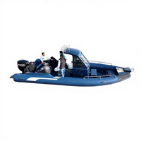 Bateaux pneumatiques rigides Liya Super Deep v Heavy Duty Hull RIB Dinghy Power Patrol 830 avec réservoir de plongée