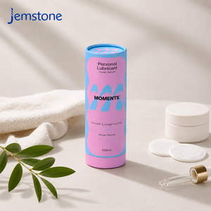 Tube en papier personnalisé à faible MOQ, durable, pour gel cosmétique, huile lubrifiante personnelle, emballage cylindrique rond de 100 ml - Product Image 1