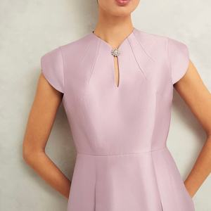 Robe Longue Plissée Élégante et Respirante pour Femme – Collection Printemps-Été 2025 – Style Décontracté et Uni - Product Image 4