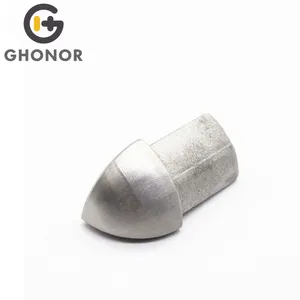 Ghonor campione gratuito tappi terminali quadrati rotondi con rivestimento in alluminio per rivestimento in piastrelle di alluminio