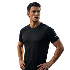 Bulk Supply Plain Honeycomb Pique <b>Raglan</b> <b>T</b> <b>Shirt</b> <b>Mens</b> Sweat Evaporating Short Sleeve Daily Athletic <b>Shirts</b> - Product Image 1