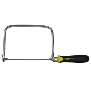 Sierra de calar FatMax de 12 pulgadas con marco de acero y mango ergonómico para cortes de precisión - Product Image 2