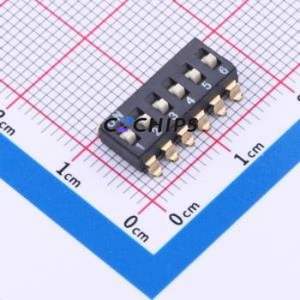 SC-06KP DIP Switch SMD-12P,6x16.7mm Switch ( Number of Switch Sections: 6 )( Lead Spacing: 2.54mm ) - Product Image 1