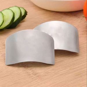 Protecteur de doigt en acier inoxydable d'aide de cuisine garde de couper - Product Image 4