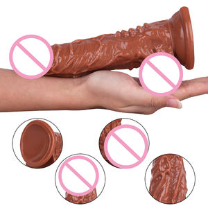 Günstiger Fabrik-Großhandel Einführbarer Penis Frauen Masturbator Kristall PVC Dick Erwachsenen Sexspielzeug Manueller Realistischer <span class=keywords><strong>Dildo</strong></span> für Frauen - Product Image 3