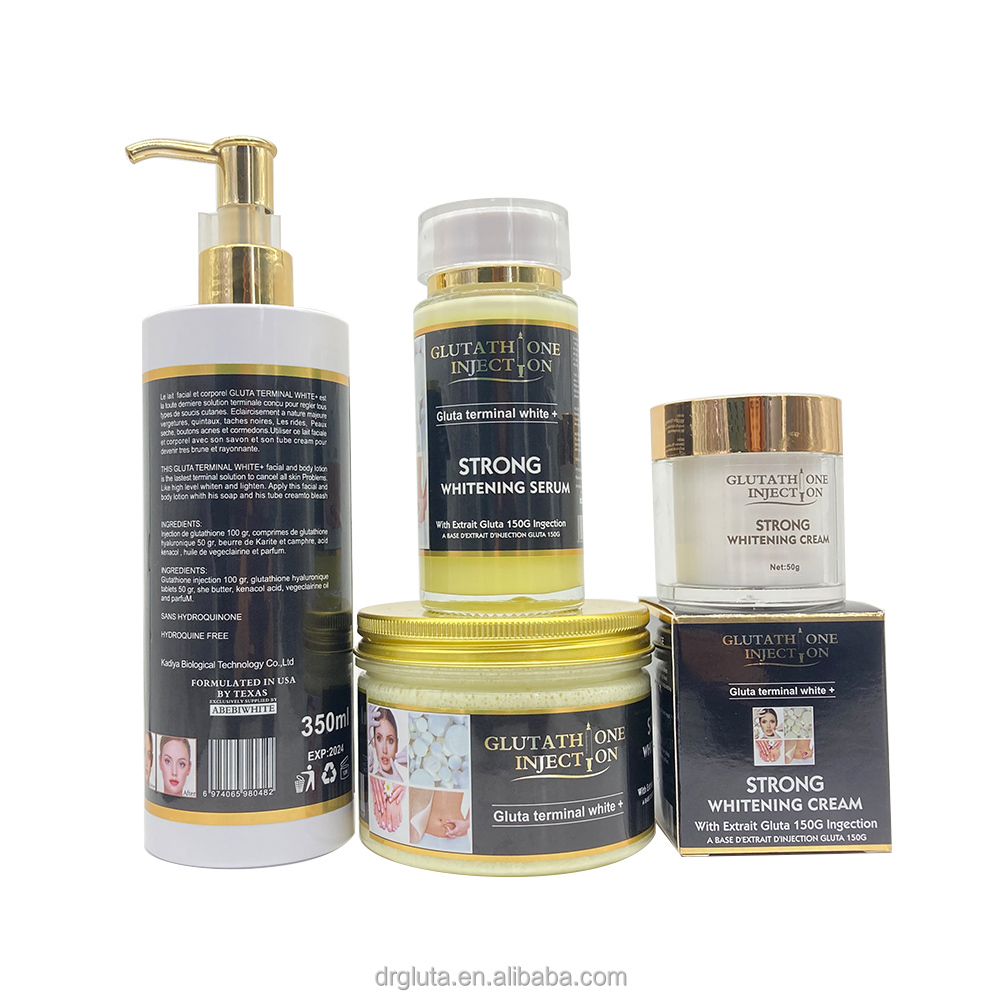 glutathione terminal white tube Glutathio Gluta White+facial For Acne Wrinkles Stretch Marks With High Level Strong Whitening Skincare Set Emperor Collection Active White L-Glutathione Skin Quantity:Single Unit