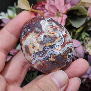 Pietre di <span class=keywords><strong>Agata</strong></span> Messicana Naturale per Guarigione, Pietre Minerali Tumbled per Decorazione - Product Image 3