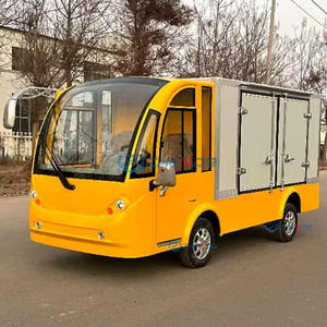 Carrello Elettrico Giallo per Trasporto Urbano a 2 Posti, Grande Capacità, Alta Sicurezza per Trasporto Pubblico Urbano, Fattorie e Resort - Product Image 5