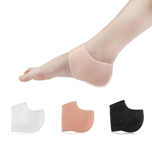 Calcetines De Silicona Medio Talon Etiqueta Privada Almohadilla De Talon Suave Para Alivio Y Cuidado保湿ヒールソックス - Product Image 2