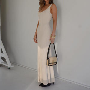 Spot personalizado <span class=keywords><strong>2022</strong></span> novedad de verano, sobre busto y vestidos de longitud media vestido nuevo negro europeo y americano con Cruz/ - Product Image 4