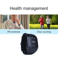 Reloj Inteligente con Rastreador GPS 4G V48 para Monitoreo de Personas Mayores, Llamada de Emergencia SOS, Alarma de Caídas, Pulsera con Rastreador GPS para el Cuidado de la Salud