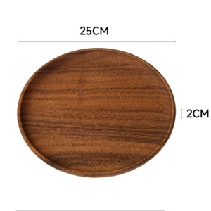 Bandeja <span class=keywords><strong>de</strong></span> <span class=keywords><strong>madera</strong></span> <span class=keywords><strong>de</strong></span> nuevo estilo para uso doméstico, bandeja redonda Simple resistente al calor, bandeja <span class=keywords><strong>de</strong></span> té, plato <span class=keywords><strong>de</strong></span> aperitivos, plato <span class=keywords><strong>de</strong></span> postre, plato <span class=keywords><strong>de</strong></span> fruta <span class=keywords><strong>de</strong></span> pan - Product Image 5