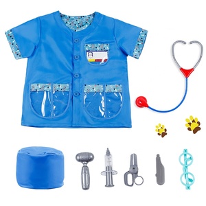 Venta caliente Niño Kindergarten Dress up Set Doctor <span class=keywords><strong>Enfermera</strong></span> Bomberos Piloto Juego de rol Disfraces de carrera para niños Dress up - Product Image 5