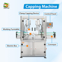 Ligne de machines de remplissage et de bouchage automatiques pour petites bouteilles de beurre de cacahuète, de confiture, de pâte liquide avec vidéo