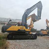 Excavatrice d'occasion Volvo EC480, moteur d'origine, système hydraulique puissant, faible consommation de carburant, excavatrice d'occasion à vendre