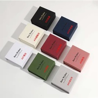 Emballage en carton mat personnalisé pour bijoux, boîte magnétique pour collier, boîte rigide à rabat pour bague, boucles d'oreilles, pendentif, bracelet, boîte à bijoux, écrin pour bague